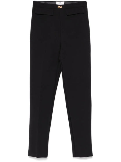 Logo-Plaque Slim-Fit Trousers