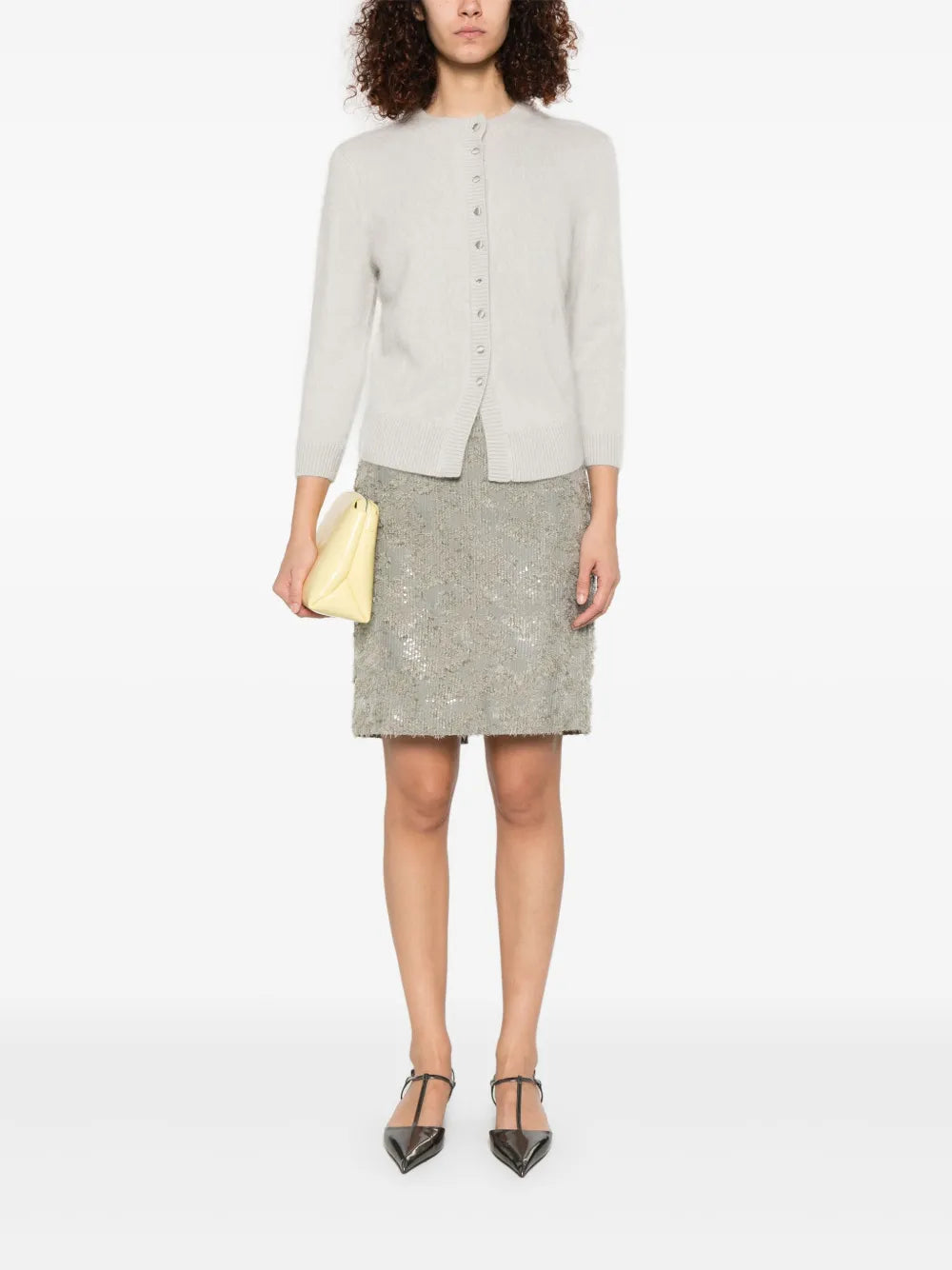 Crew-Neck Cardigan