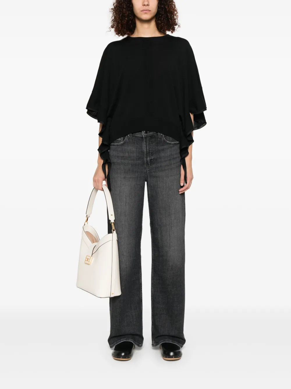 Ruffle-Detail Top