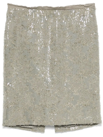 Sequinned Mini Skirt
