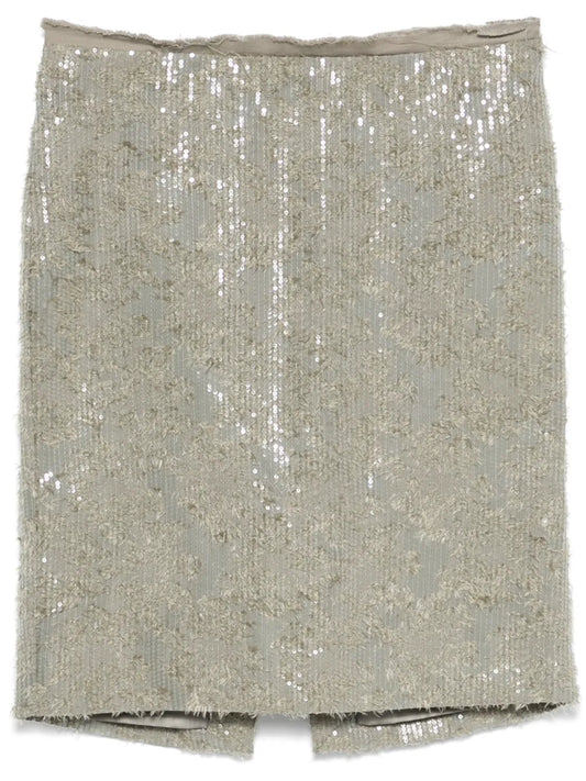 Sequinned Mini Skirt