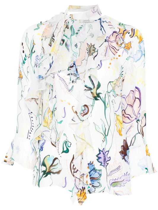 Floral-Print Shirt