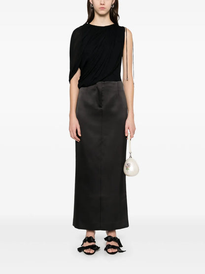 Draped Jersey Top