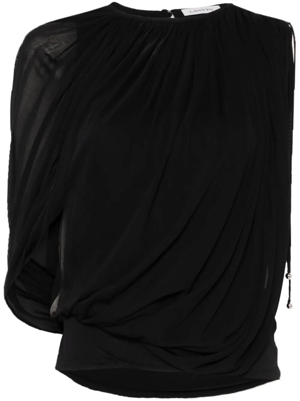 Draped Jersey Top