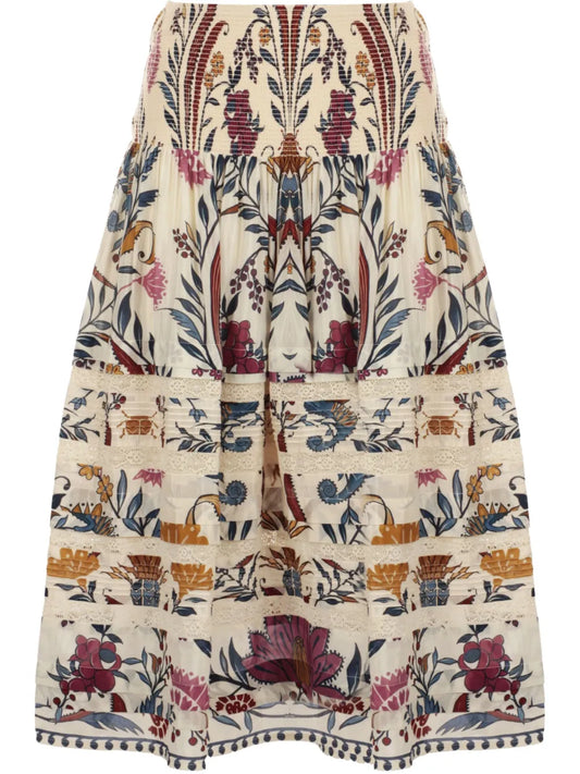 Romantic Lightness Midi Skirt