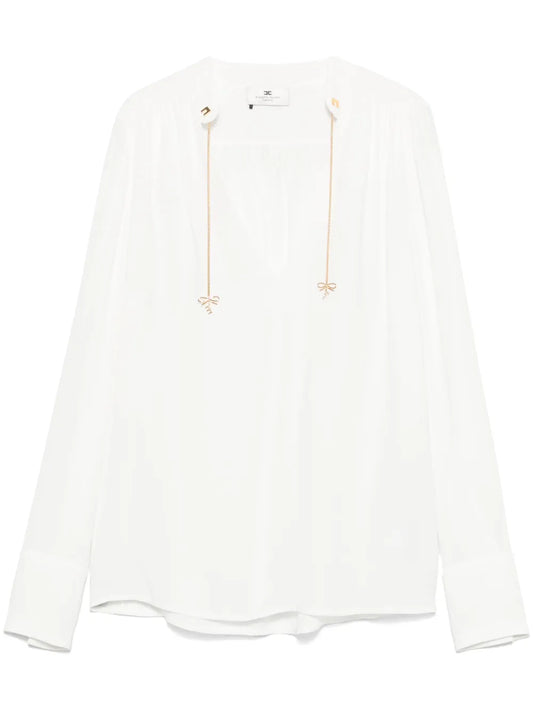 Logo-Charms Georgette Blouse