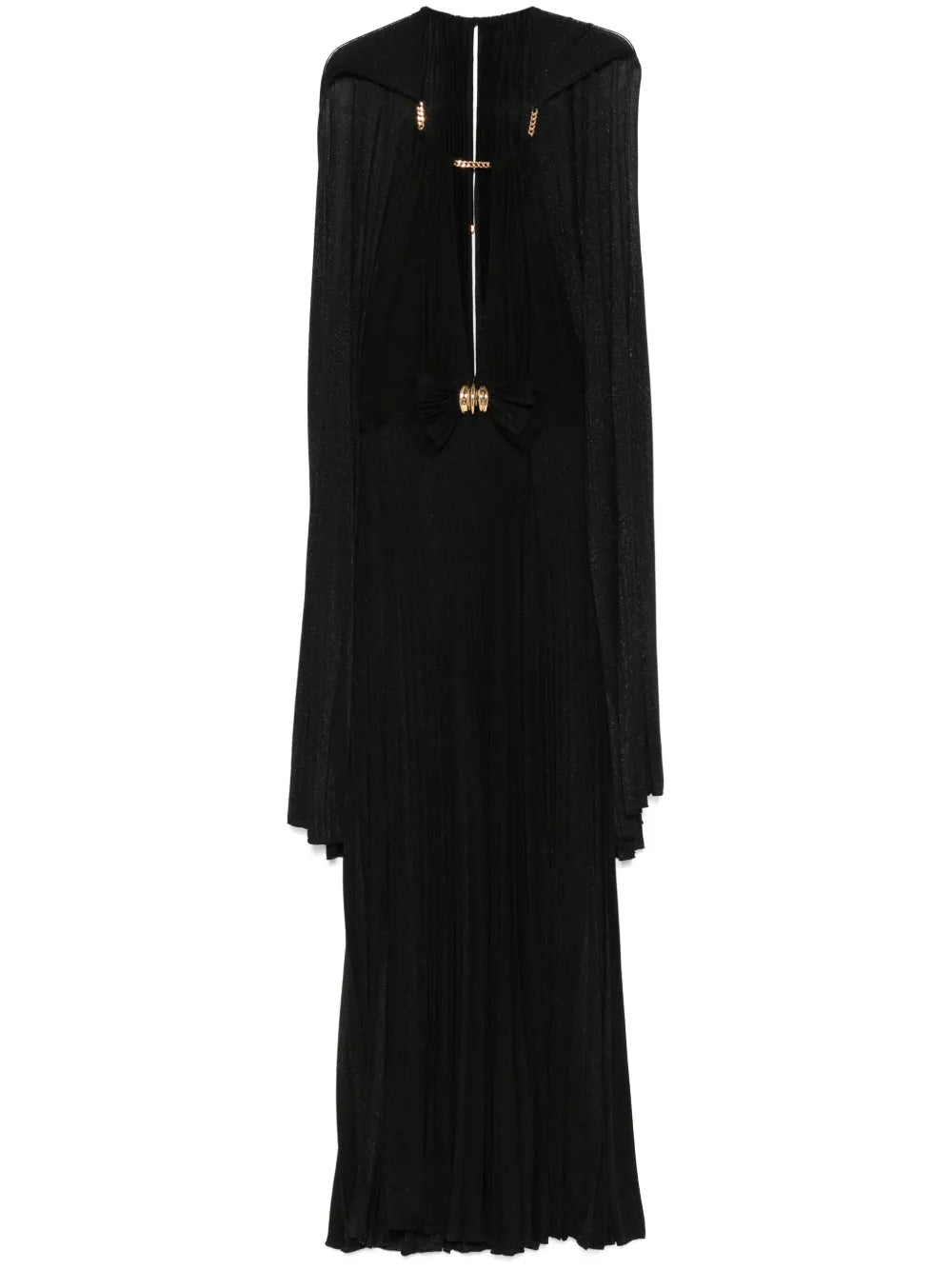 Lurex Cape Gown