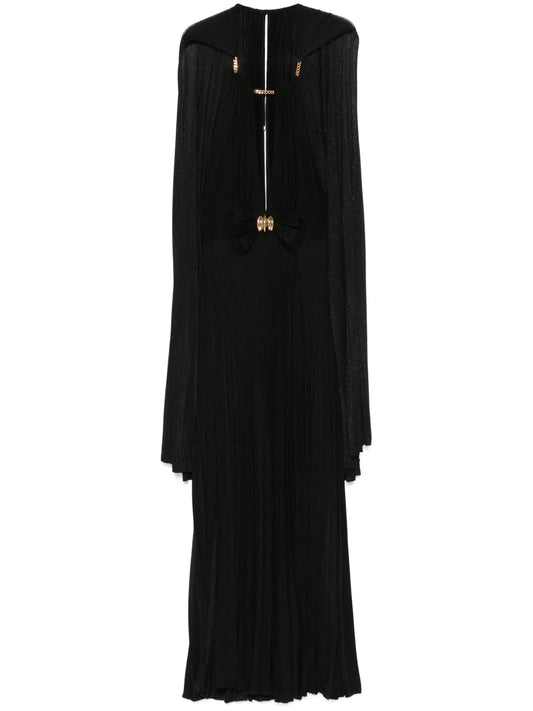 Lurex Cape Gown