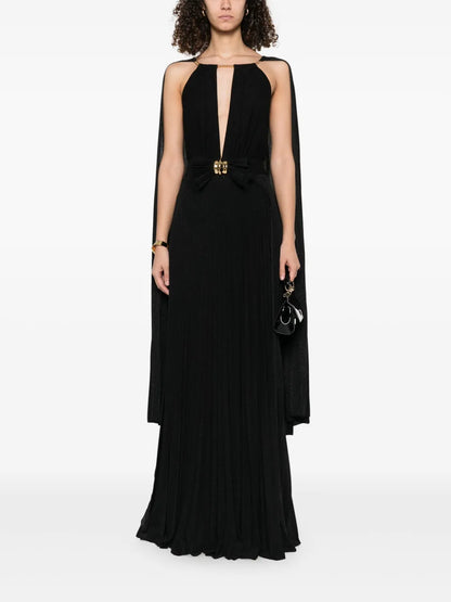 Lurex Cape Gown