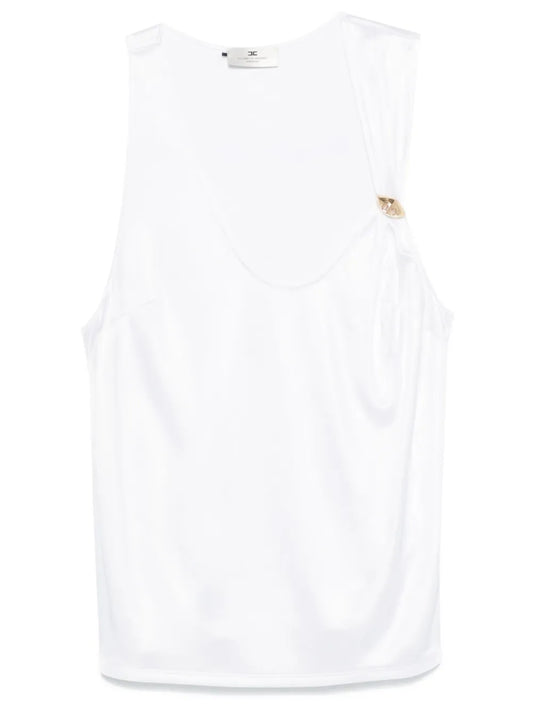 Logo-Jewelled Jersey Tank Top