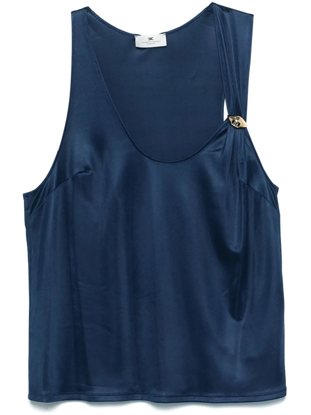 Logo-Brooch Tank Top