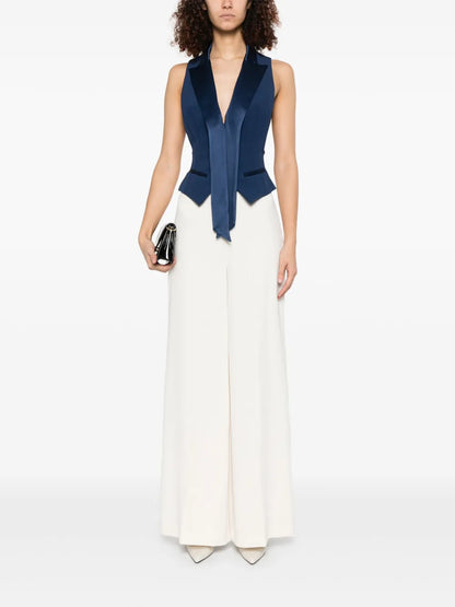Crepe Tuxedo Waistcoat