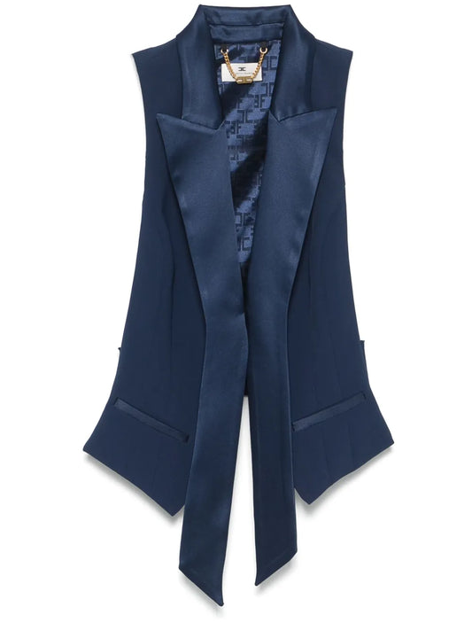 Crepe Tuxedo Waistcoat