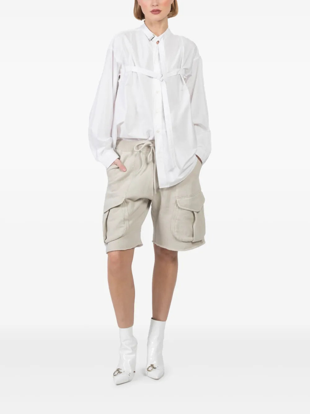 Cargo-Pocket Track Shorts