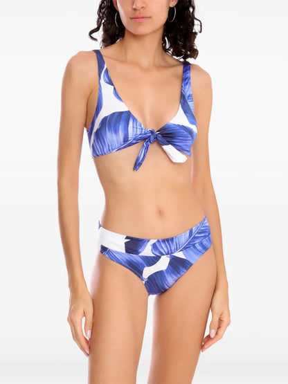 Leaf-Print Bikini