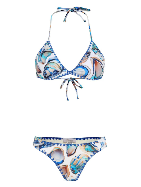 Shell-Print Bikini