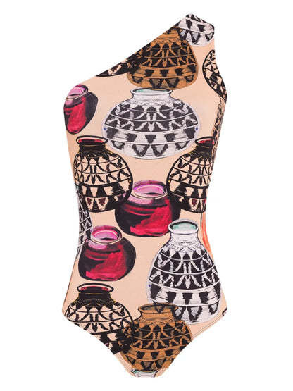 Graphic-Print Swimsuit