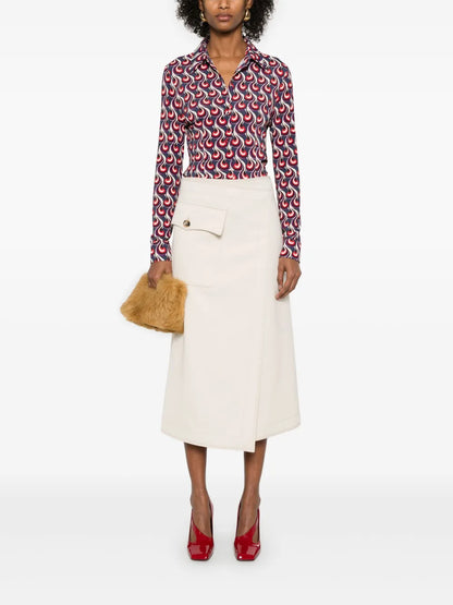 Geometric-Print Shirt