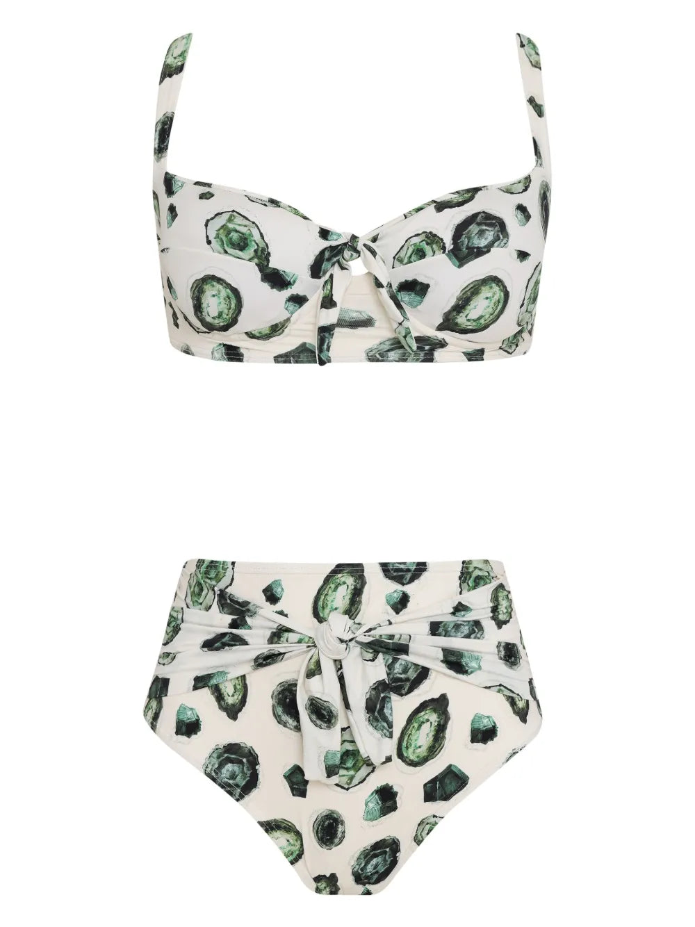 Emerald-Print Bikini