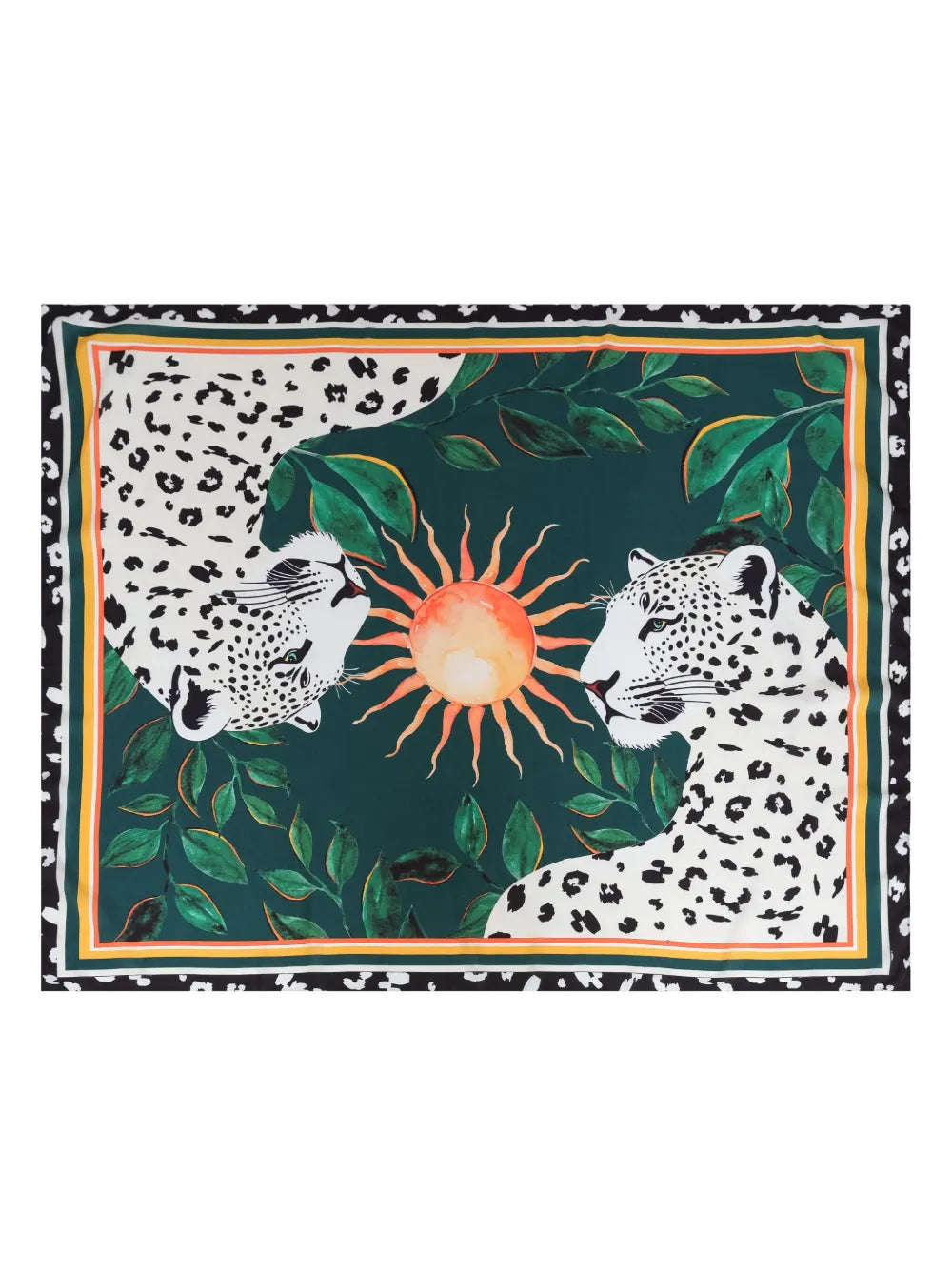 Cheetah-Print Beach Cover-Up