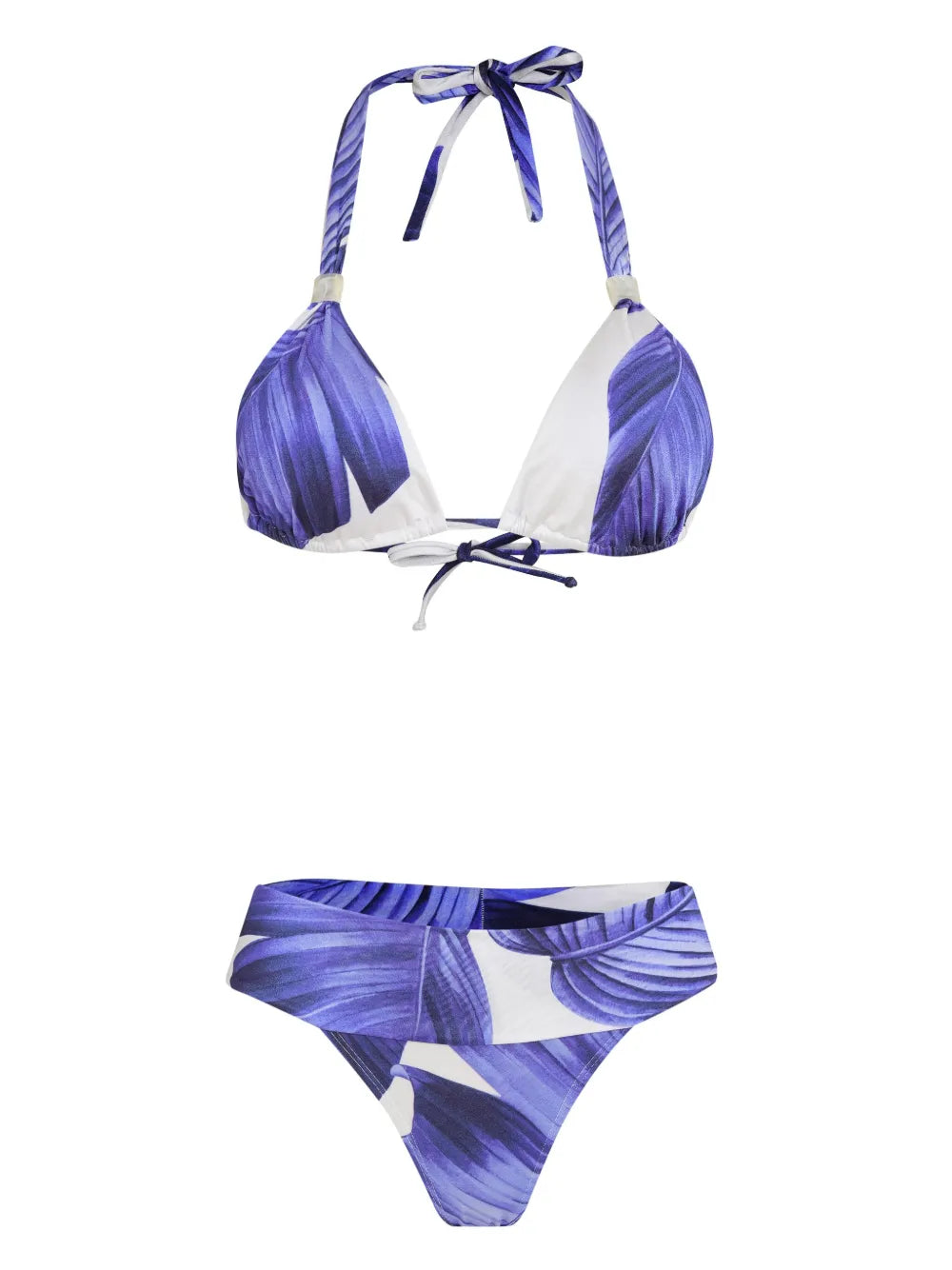 Leaf-Print Bikini