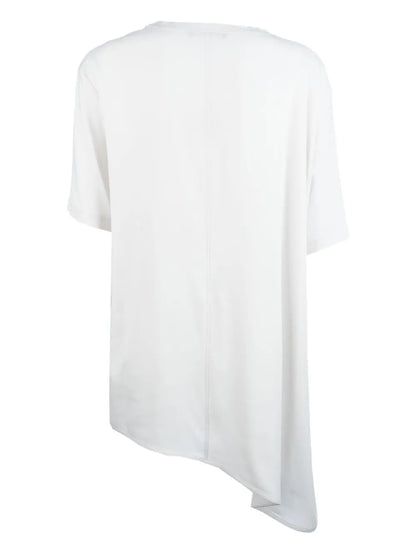 Asymmetric-Hem T-Shirt