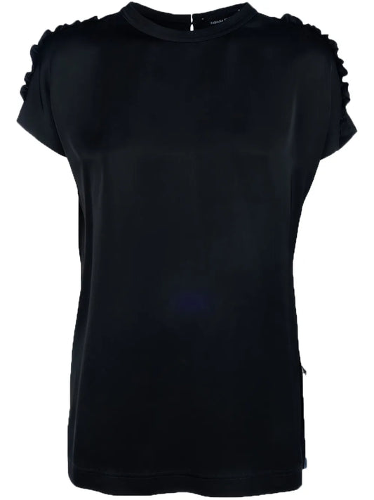 Ruffle-Trim T-Shirt