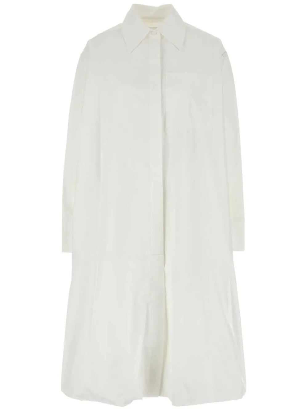 Poplin Shirt Midi Dress