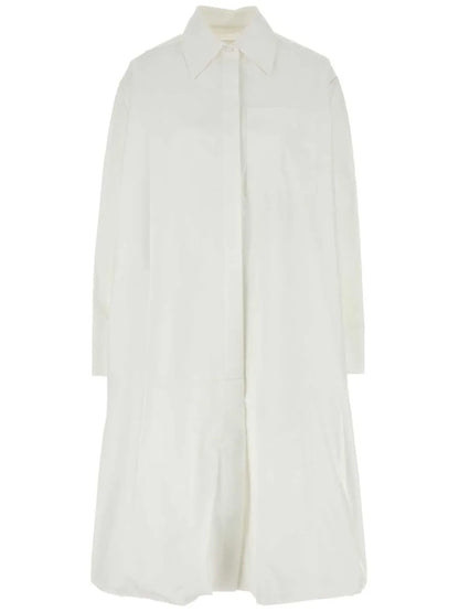 Poplin Shirt Midi Dress