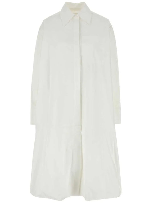 Poplin Shirt Midi Dress