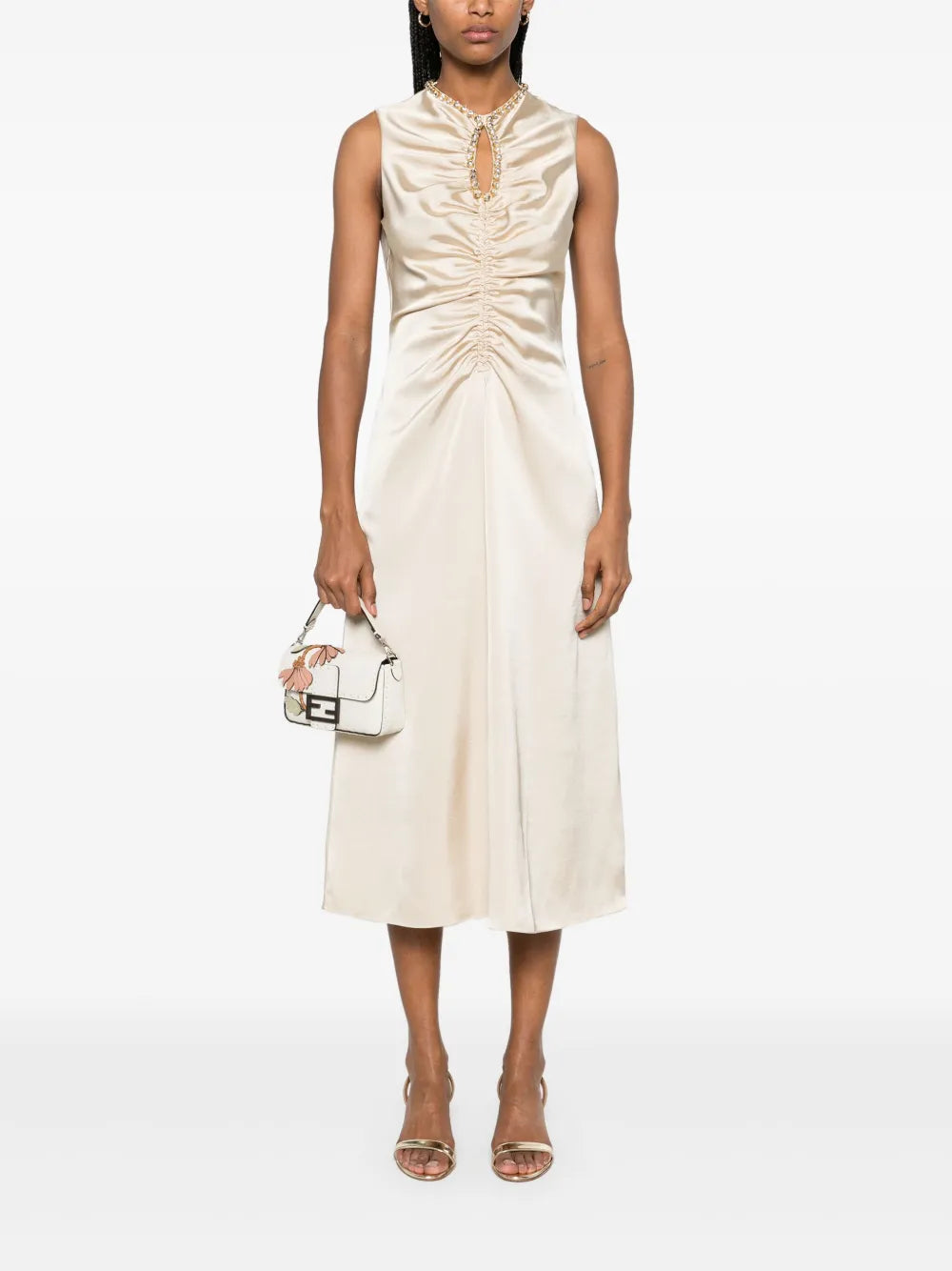 Rhinestone Midi Dress