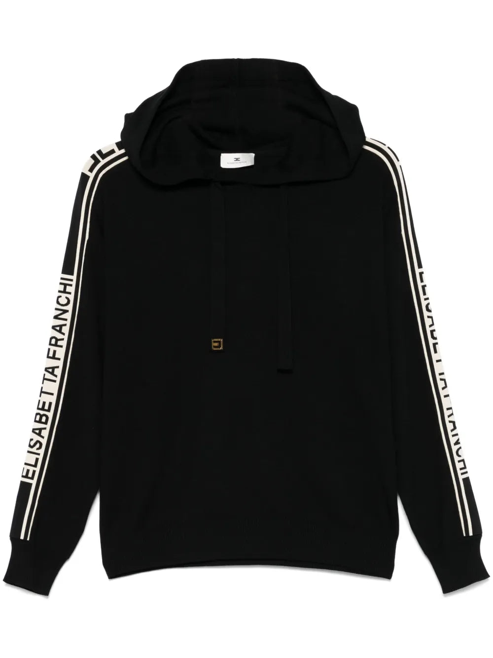 Contrast-Band Hoodie