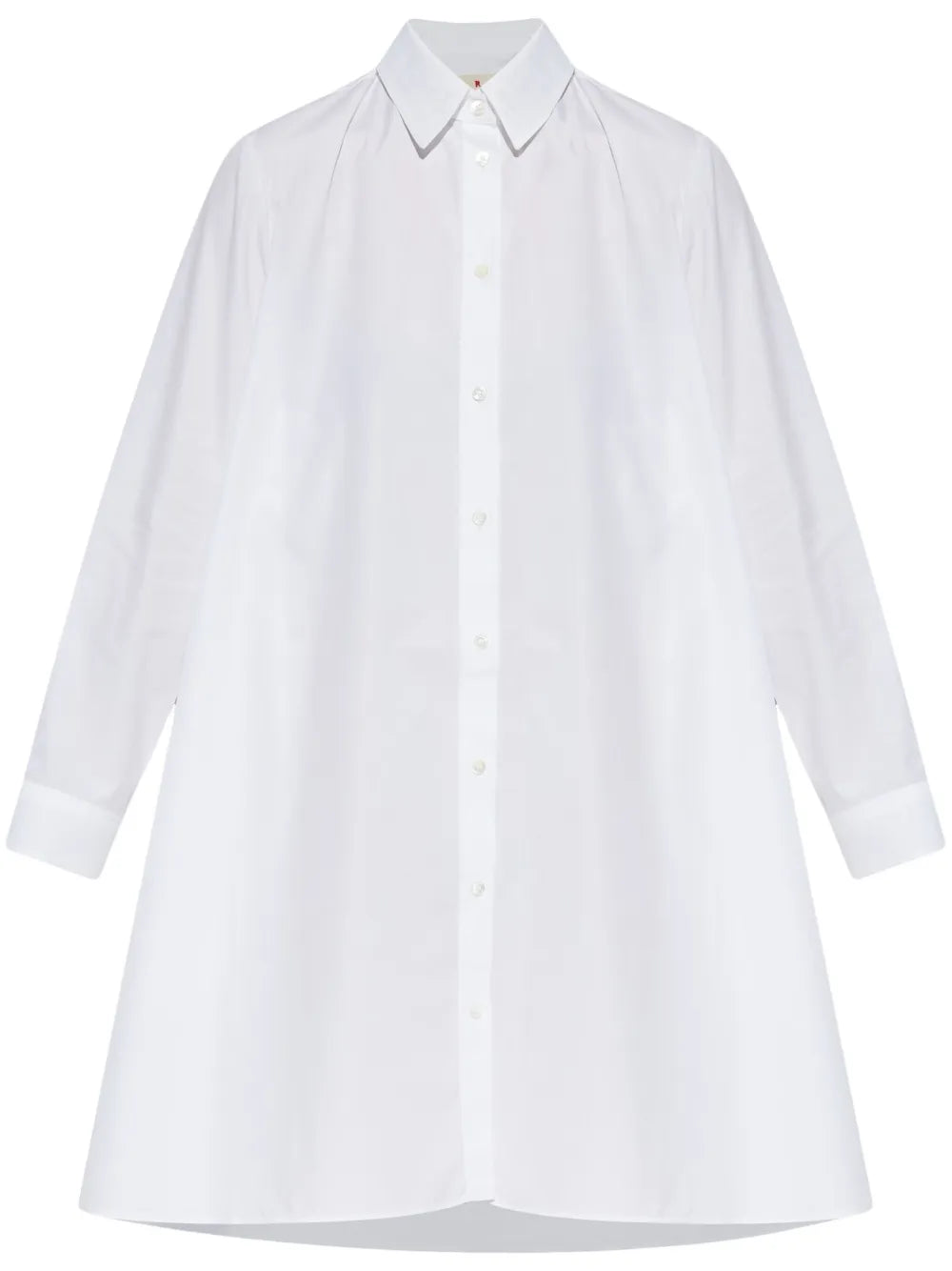 Logo-Embroidered Shirt Dress