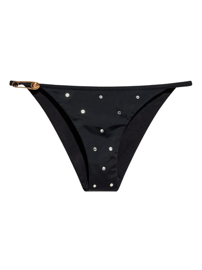 Crystal-Embellished Bikini Bottom