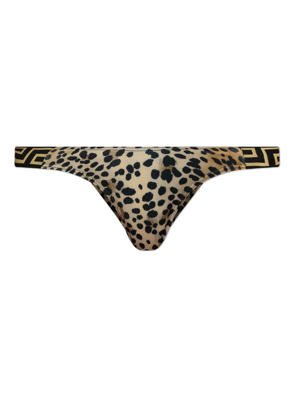 Leopard-Print Bikini Bottoms