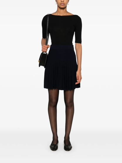 Pleated Mini Skirt