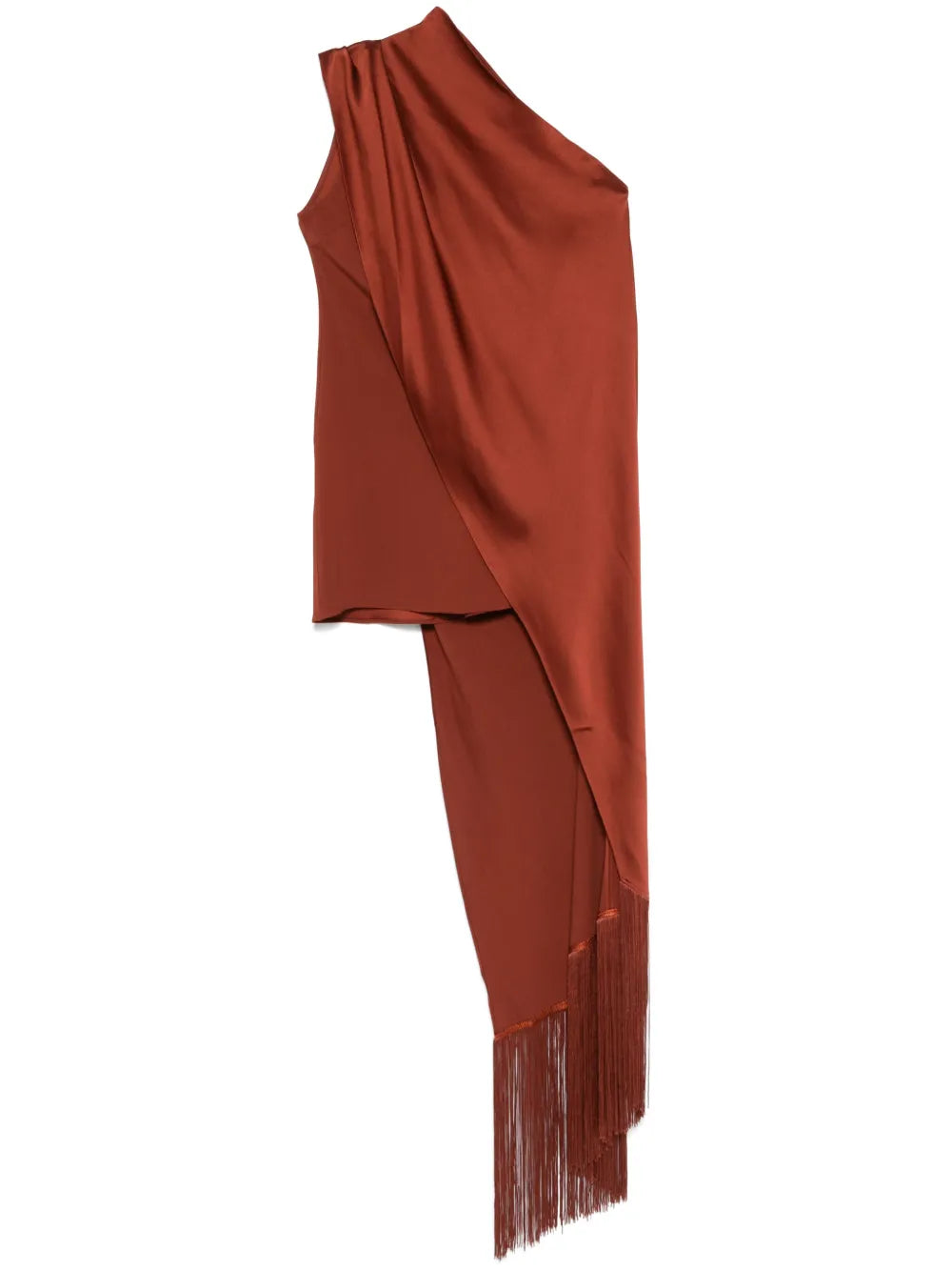 Draped Panel-Detail Mini Dress