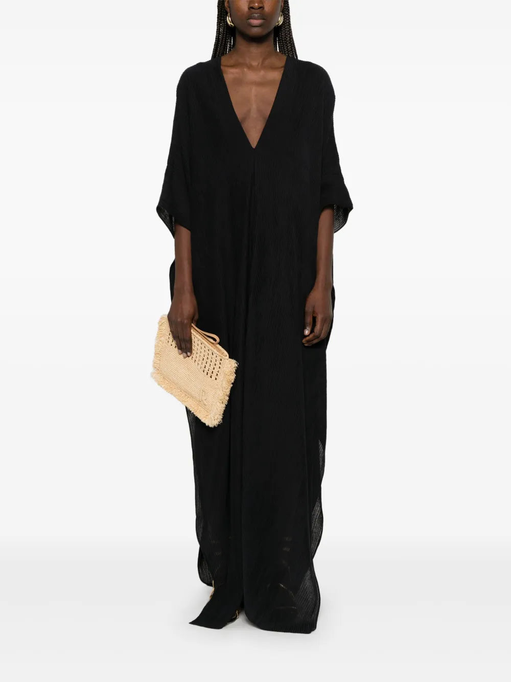 Tassel-Detail Kaftan
