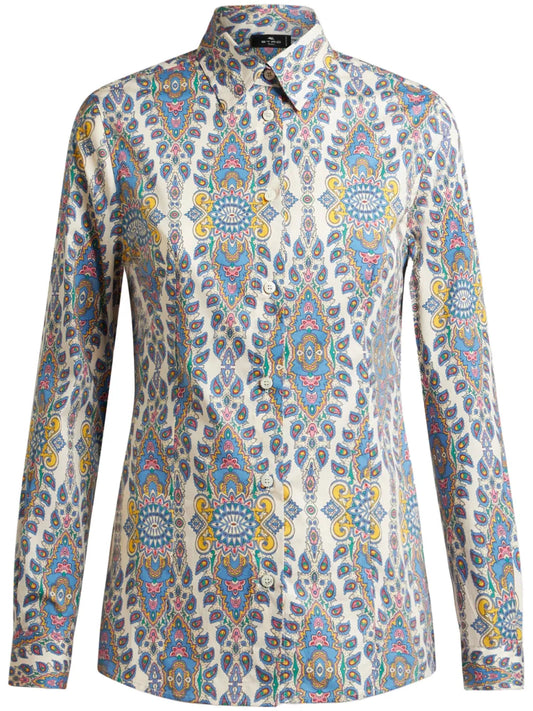 Paisley-Print Shirt