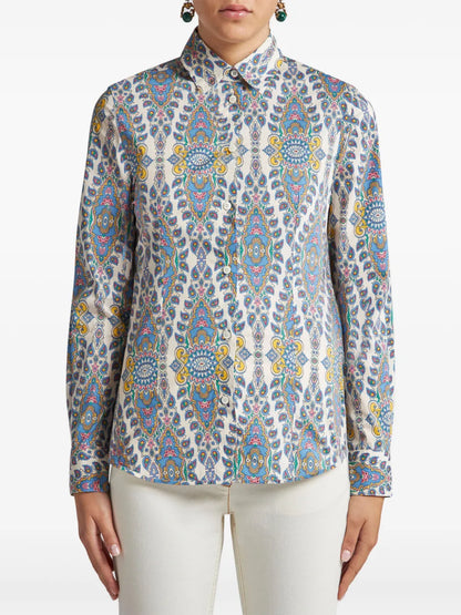 Paisley-Print Shirt