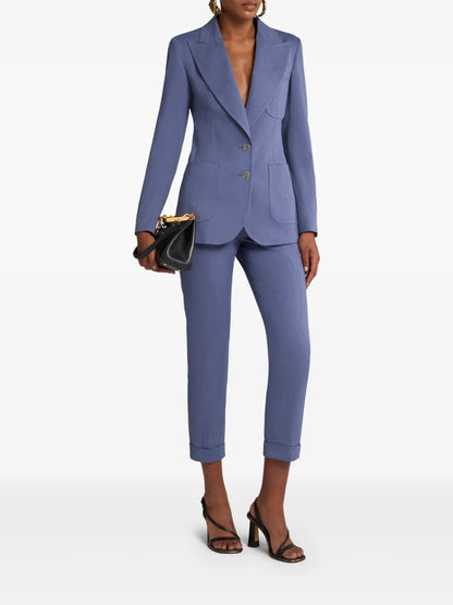 Paisley-Jacquard Blazer