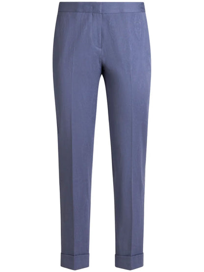 Paisley-Jacquard Trousers