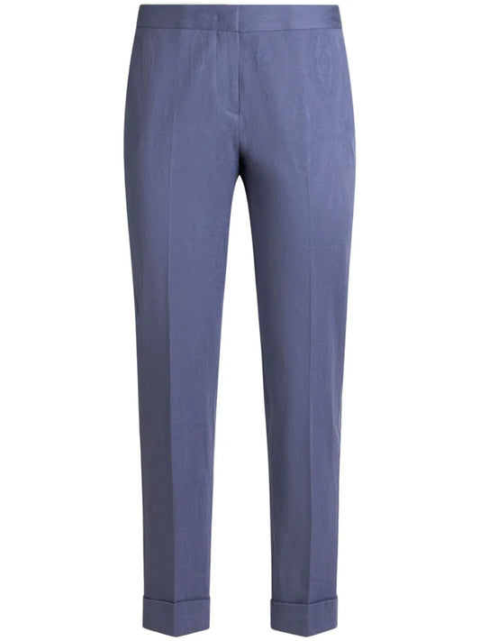 Paisley-Jacquard Trousers