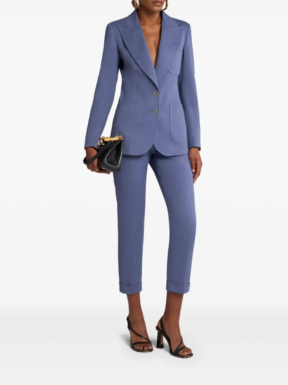 Paisley-Jacquard Trousers