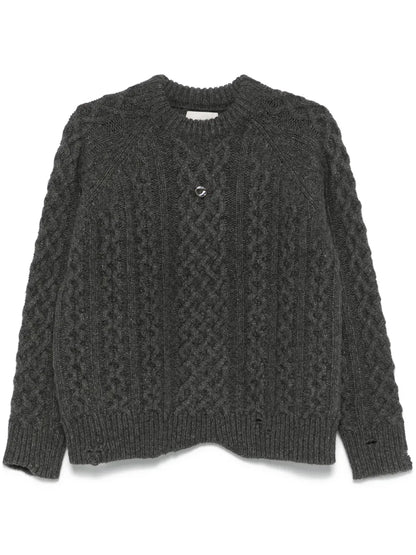 Aran-Knit Sweater