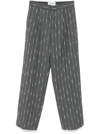 Pinstriped Trousers