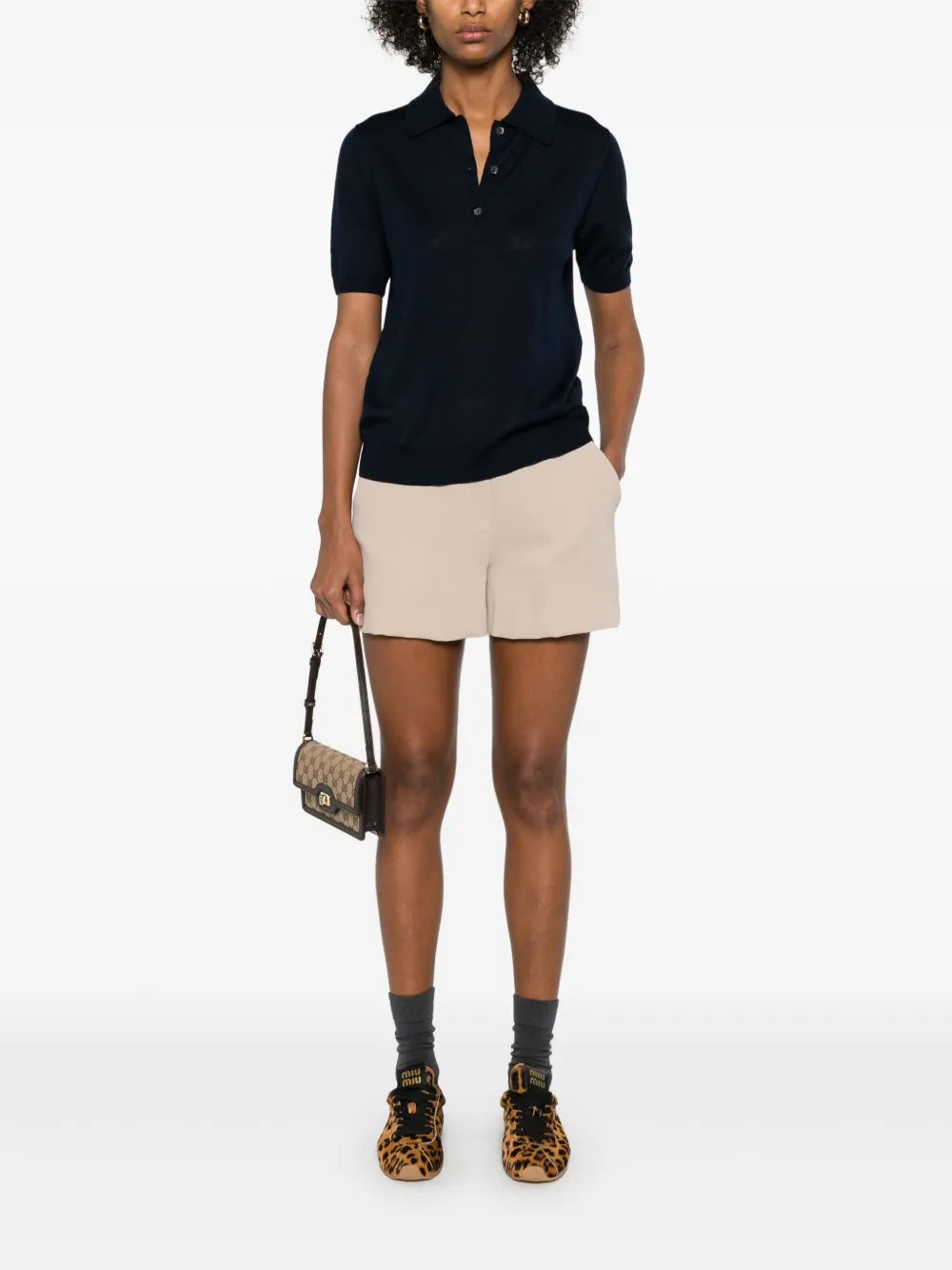 Dart-Detail Shorts