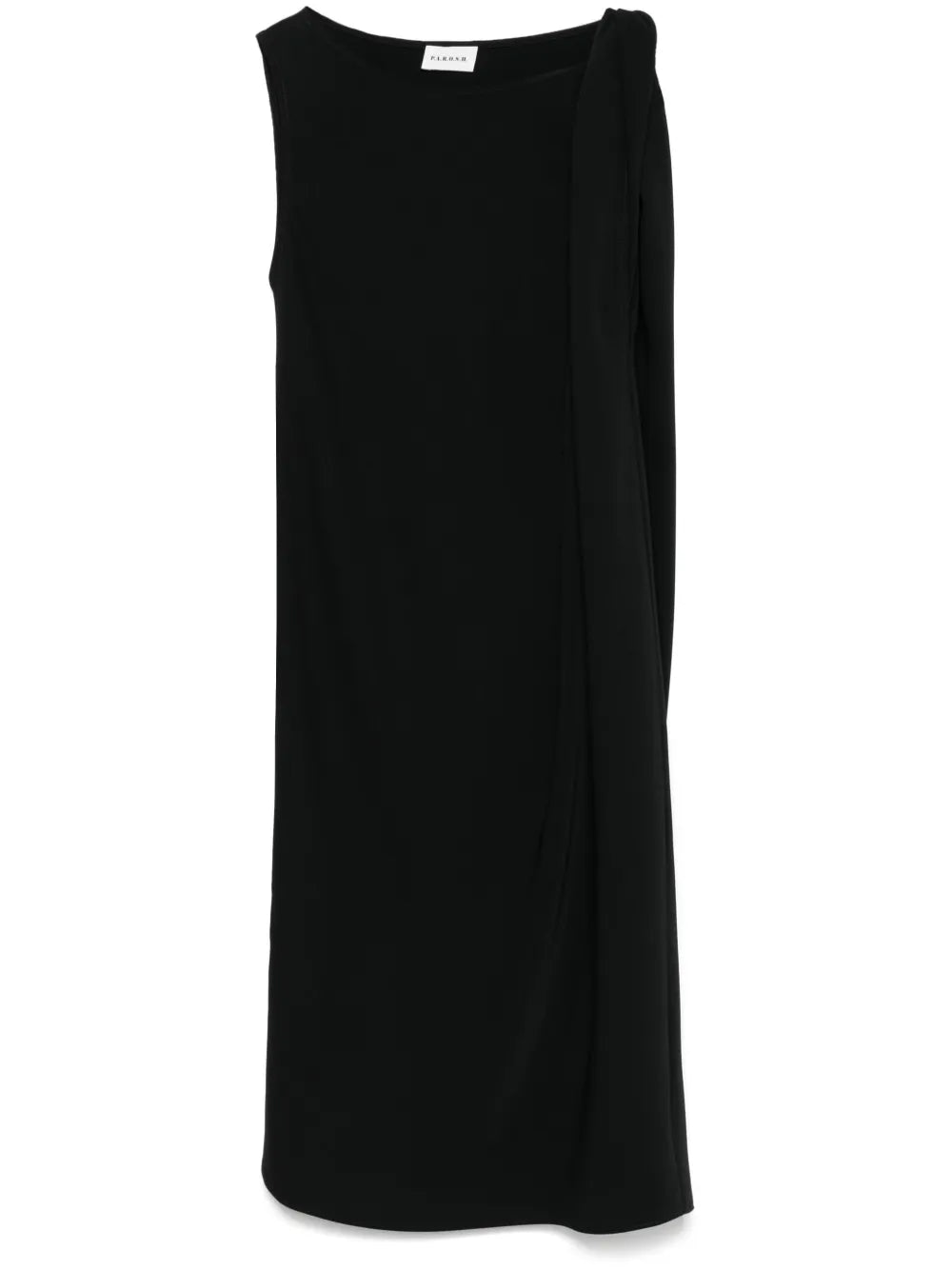 Twist-Detailing Midi Dress