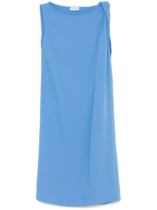 Twist-Detailing Midi Dress