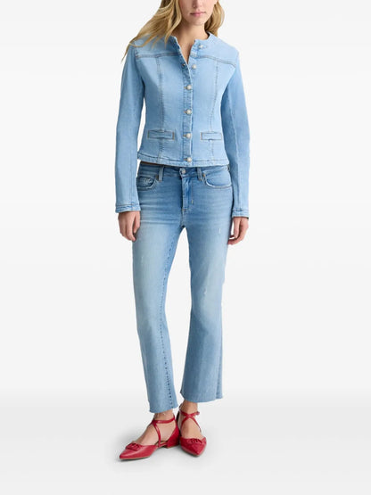 High-Rise Bootcut Jeans